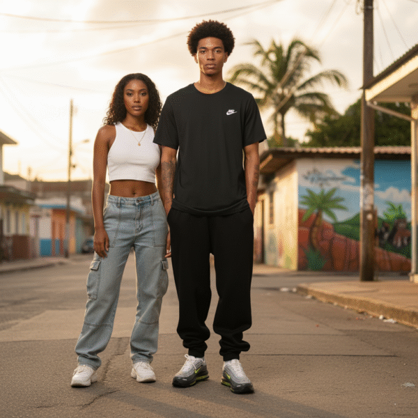 Ensemble Nike Sportswear Club (Noir/Blanc)