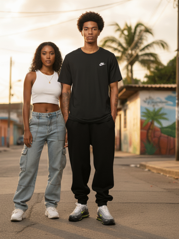 Ensemble Nike Sportswear Club (Noir/Blanc)