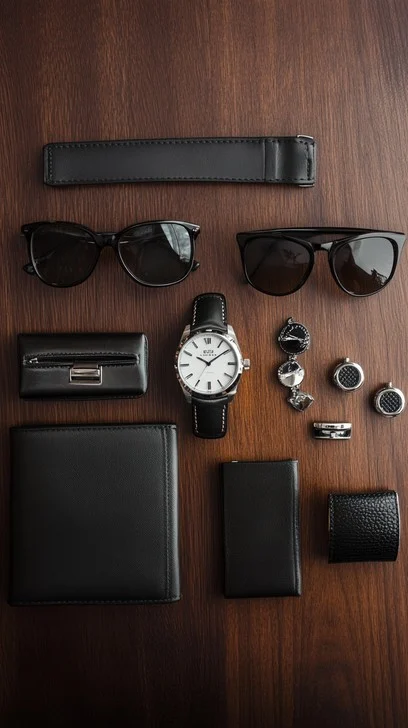 Chino mit Stretch-Anteil in black